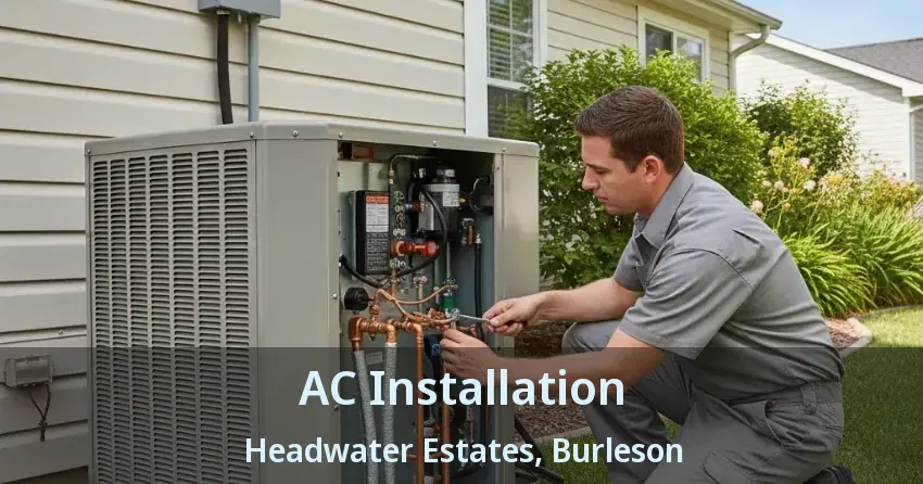 AC Installation Headwater Estates, Burleson - TX