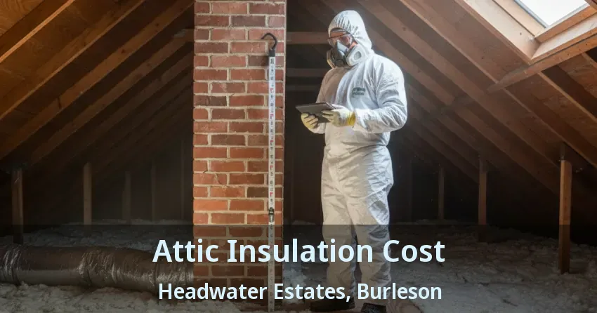 Attic Insulation Cost Headwater Estates, Burleson - TX Attic Insulation Cost Headwater Estates, Burleson - TX