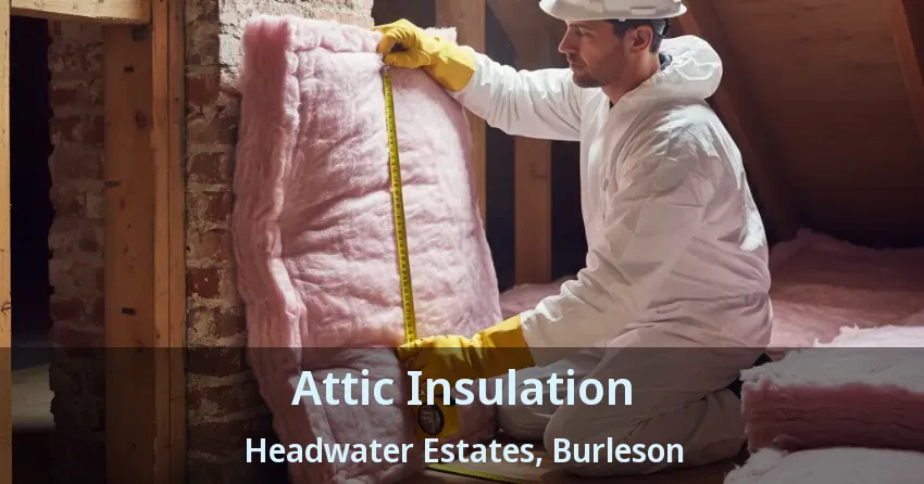Attic Insulation Headwater Estates, Burleson - TX