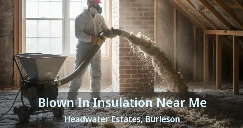 Blown In Insulation Near Me Headwater Estates, Burleson - TX