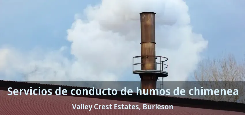 Servicios de conducto de humos de chimenea Valley Crest Estates, Burleson - TX