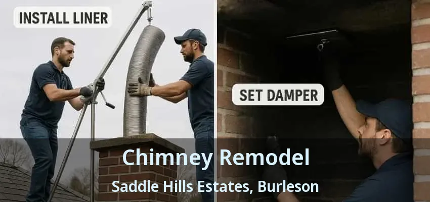 Chimney Remodel Saddle Hills Estates, Burleson - TX