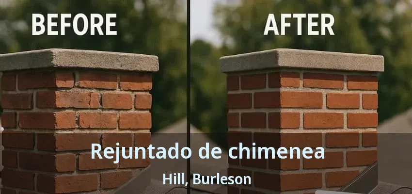 Rejuntado de chimenea Hill, Burleson - TX