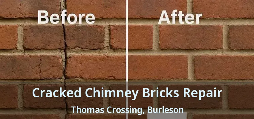 Cracked Chimney Bricks Repair Thomas Crossing, Burleson - TX