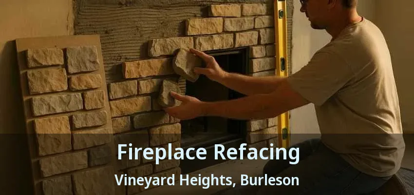 Fireplace Refacing Vineyard Heights, Burleson - TX