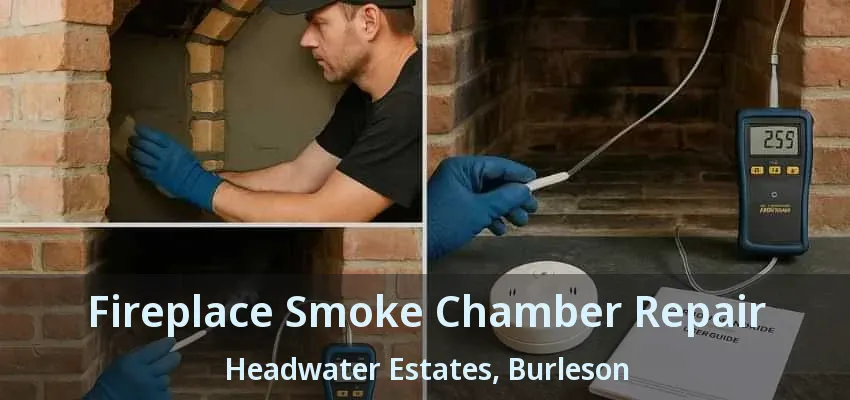 Fireplace Smoke Chamber Repair Headwater Estates, Burleson - TX